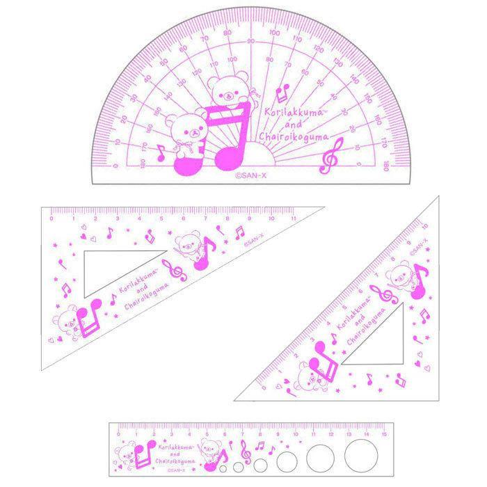 rilakkuma サンエックス リラックマ 定規セット ハッピースクール 2022年 新入学 祝い