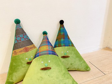E*group 小山枕2.0   絨毛綠