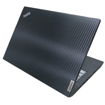 【Ezstick】Lenovo ThinkPad L14 Gen1 黑色卡夢紋 機身貼 (上蓋+鍵盤週圍+底部貼)