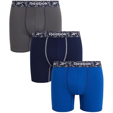 Reebok 男3件運動合身四角內褲(多色系)