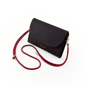 Omni Pouch 隨行袋 黑色套裝 可拆換式掀蓋 抗菌純素皮革