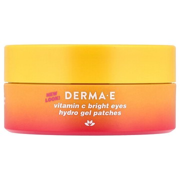 DERMA E, 維生素 C 亮眼水凝膠貼，適合各種膚質，60 貼