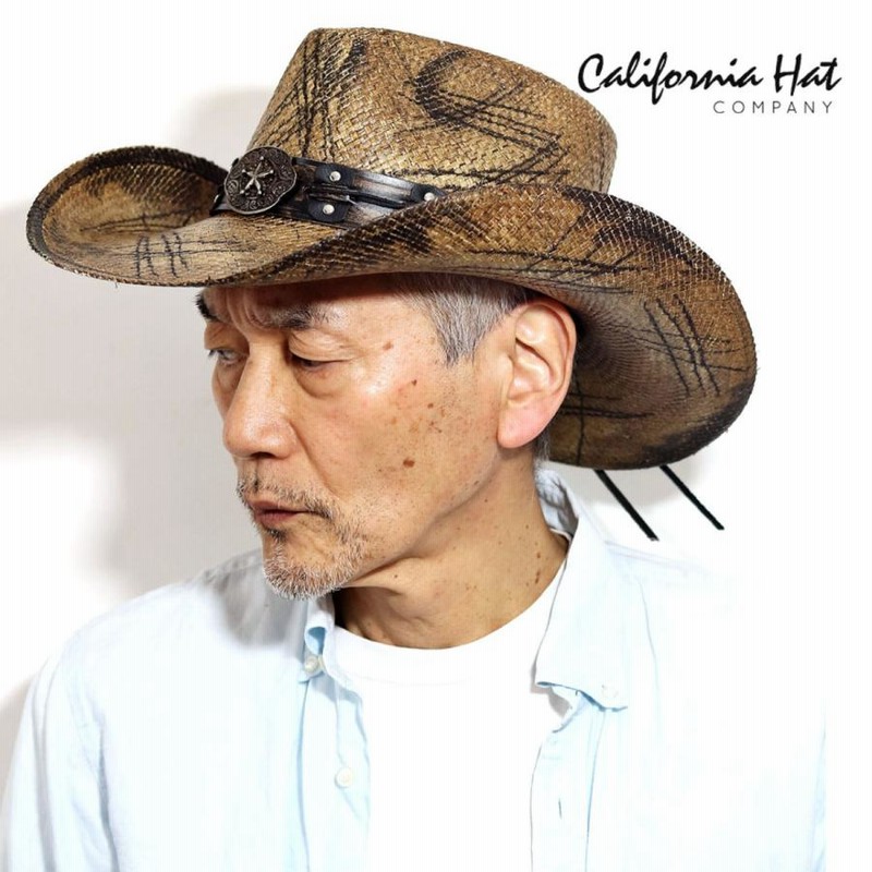 本パナマ メンズ カウボーイ ハット メンズ 春夏 California Hat