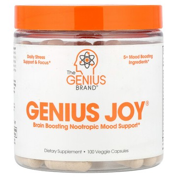 The Genius Brand, Genius Joy，100 粒素食膠囊