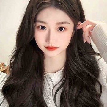 MoonDy 髮片 假髮女 仿真人髮 女生假髮 假髮 蓬鬆081 三片式 長捲髮 模擬真髮