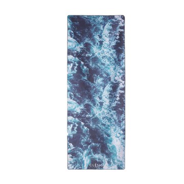 【Clesign】OSE ECO YOGA TOWEL 瑜珈舖巾 - D12 Blue Sea （濕止滑舖巾）_廠商直送