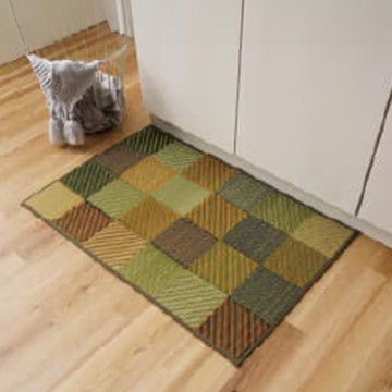 【聖誕禮物】藺草腳踏墊ColorBlock 榻榻米職人美學 釋放腳底壓力