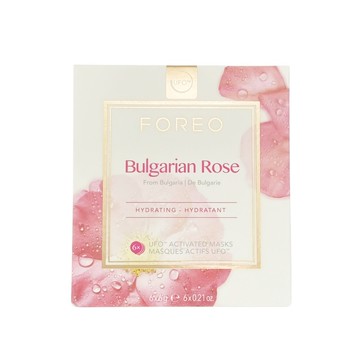 FOREO UFO 保加利亞玫瑰保濕面膜 6片