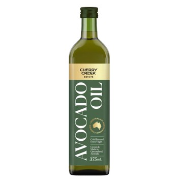 [壽滿趣] Cherry Creek頂級冷壓初榨酪梨油 原味 (375ml/瓶) / 蒜香 / 香辣 (250ml/瓶)-原味