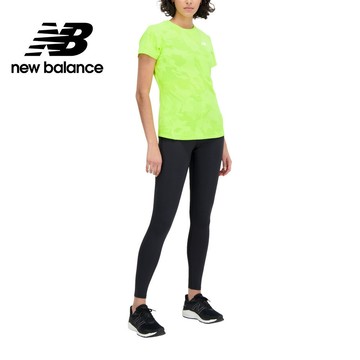 【New Balance】 NB 高腰包覆速乾運動緊身褲_女性_黑色_WP33115BK