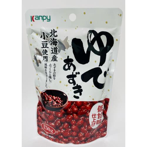 加藤産業　カンピー　北海道ゆであずき低甘味仕上げ　150G×12個セット