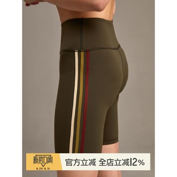 小溪家復古夏運動健身5分緊身打底褲瑜伽彈力吸汗透氣潮搭短褲女