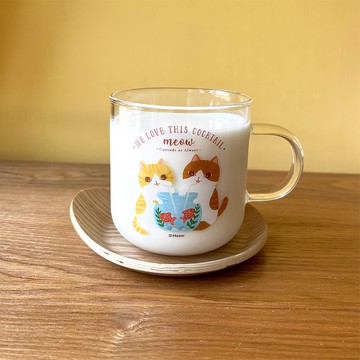 Meow We Love this Cocktail 貓貓玻璃杯