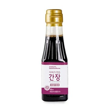 【怡家藥局】韓國bebefood寶寶福德 兒童調味醬油 煮湯調味用醬油 拌菜沾醬用 寶寶醬油 低鈉醬油 非化學醬油