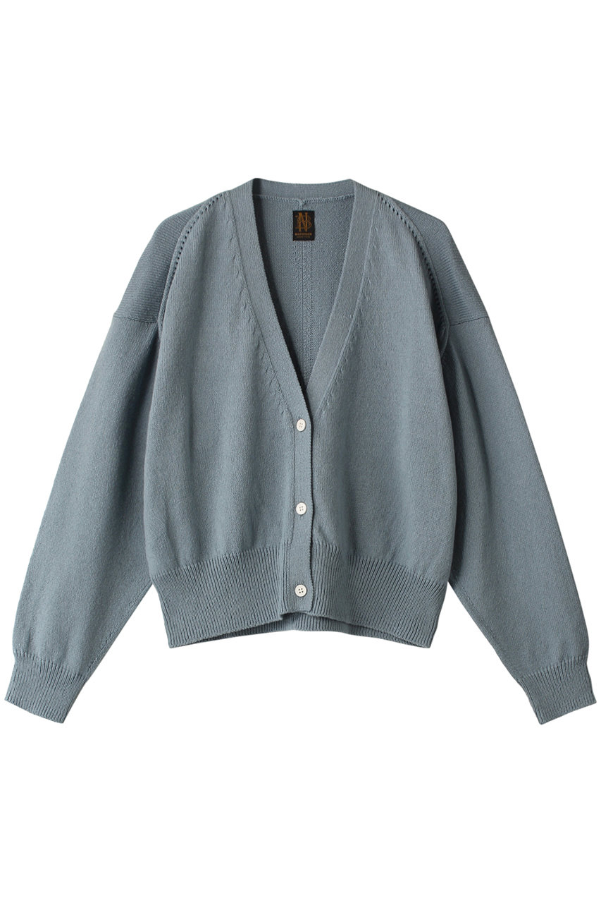 独特な BATONER SOFT V CARDIGAN コットンカシミヤ NECK カーディガン