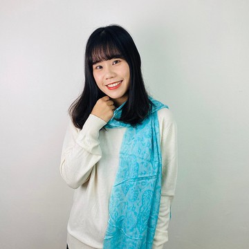 【換季商品】藍天│100% Cashmere輕薄款圍巾 商品售出概不退貨