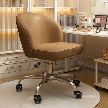 電腦椅家用學生化妝學習奶油風臥室宿舍椅舒適久坐輕奢辦公椅子