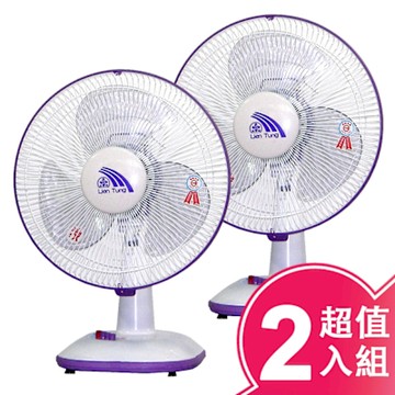 聯統12吋三段風速桌扇(超值2入組) LT-3018