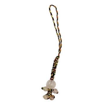 馥瑰馨盛 晶石手工小貴人手機吊飾  1個