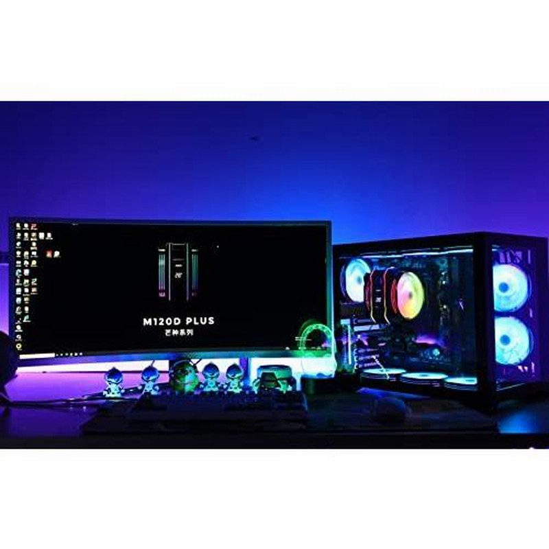 ALSEYE M120DPlus CPUクーラー、温度表示空冷CPUクーラー、には