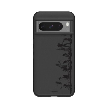 Pixel 8 Pro SolidSuit 黑 - Stranger Things - 森林搜索
