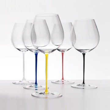 璀璨彩色杯桿赤霞珠手工杯紅酒杯酒葡萄酒杯高腳杯大肚杯黑皮諾