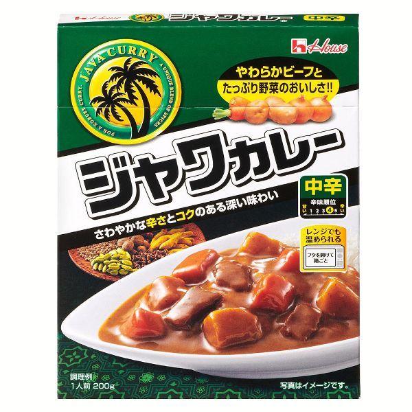 レトルトカレー 電子レンジ対応 ジャワカレー キーマカレー 激辛 中辛 辛口 1人前 ハウス食品 カレー レトルト レトルト食品