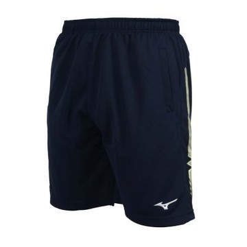 MIZUNO 男排球短褲-吸汗速乾 慢跑 訓練 美津濃 台灣製 V2TBCA0114 丈青炫綠白