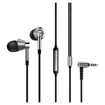 1MORE 萬魔 三單元圈鐵入耳式有線耳機 E1001 銀色，享受高品質音樂帶來的沉浸式體驗