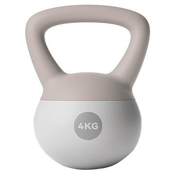 【灰熊厲害】4KG潮時尚工業風軟壺鈴 贈防滑露指手套一雙(軟式壺鈴 深蹲翹臀重訓 健身啞鈴)橄欖綠4KG