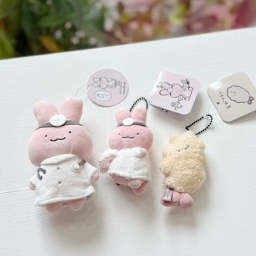 日本 NITORI SASAMI 吊飾 鑰匙圈 兔子醫生 炸蝦/現貨