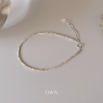 ✨S925純銀⊹碎銀手鍊｜OWN｜純銀手鍊 手鍊 女生手鍊 銀鍊 925