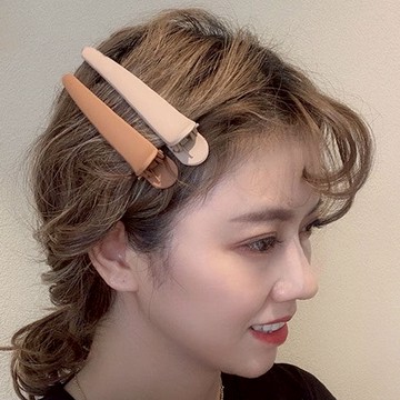 ZUCA”S - 韓版糖果色簡約一字夾 洗臉夾 劉海夾 鴨嘴夾 邊夾 髮夾 洗澡髮夾 髮夾 瀏海夾 髮飾 頭飾 H-91