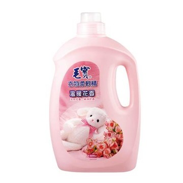毛寶衣物柔軟精/溫暖花香/3200g/瓶