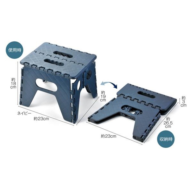 限定価格】踏み台 折りたたみ ステップ台 コンパクト 折り畳み