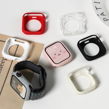 手錶殼 矽膠軟殼 蘋果手錶 保護殼 適用於 Apple Watch S11 S10 S9 S8 7 6 SE 42 46