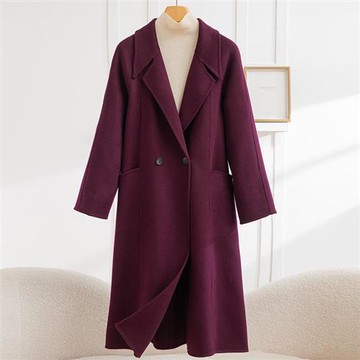【巴黎精品】現貨+預購 頂級100%羊毛外套毛呢外套毛呢大衣寬鬆秋冬大碼休閒女裝-寬鬆通勤女外套6色a1lt88