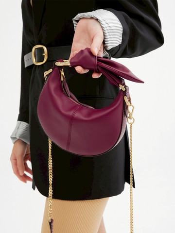 Amelie Mini Bordeaux Cross Bag