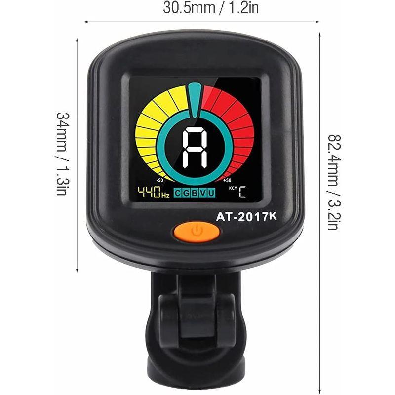クリップ式チューナー チューナー コンパクト 多様な弦楽器に対応 ミニチューナー 楽器演奏