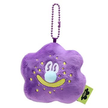 YENDAR 研達 KINGJUN 病毒花絨毛吊飾  8x7.9公分  8cm  病毒花  1個