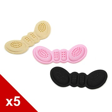 糊塗鞋匠 優質鞋材  F37 6mm海棉長型蝴蝶後跟貼 5雙