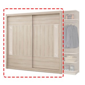 維娜7尺推門衣櫃