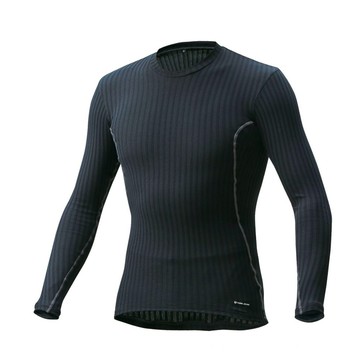 PEARL iZUMi 173-1 20 男長袖車內衣 15度C 黑