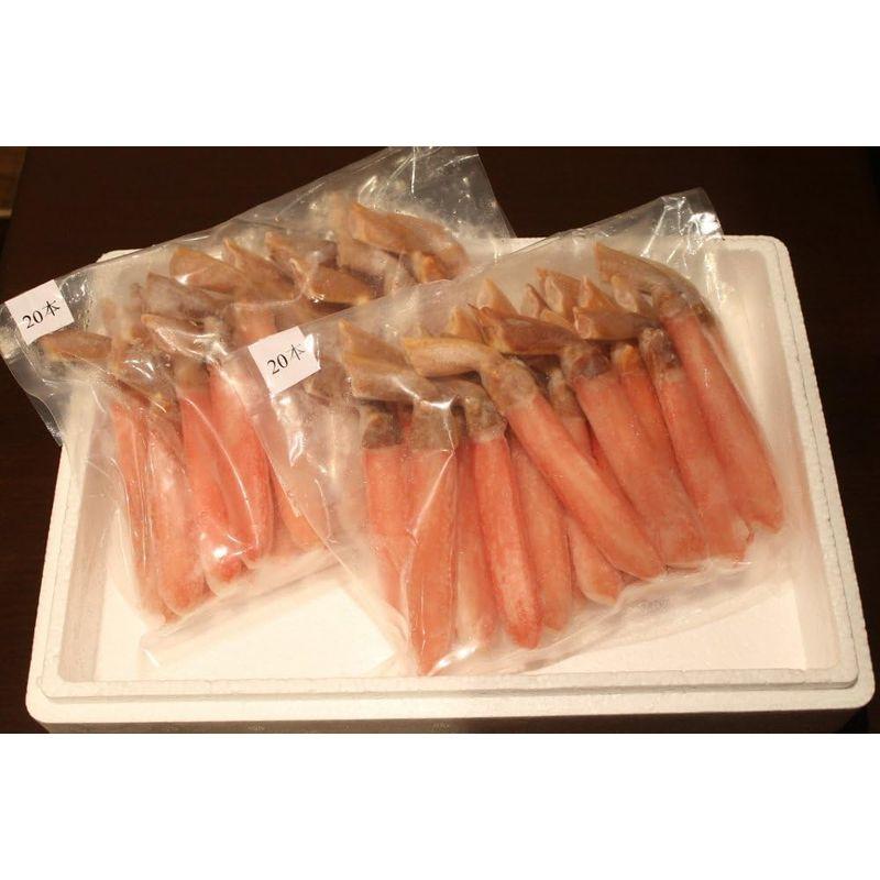 高級ズワイガニポーション 約1kg(50本入)［豊洲直送］ズワイガニ足 カット済み 贈答 年末年始 グルメズワイポーション1K(50本)