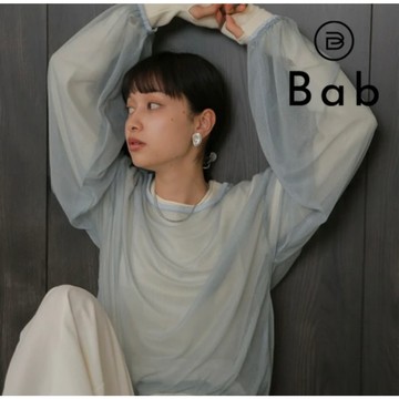 現貨🇯🇵Bab 仙氣爆表透明感上衣 打底上衣 日系穿搭 冬天女裝