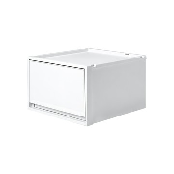 日本天馬 Fits 45面寬單層抽屜收納箱-高30CM-3入-多色可選