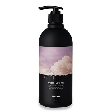 Bananal 台灣公司貨 韓國胺基酸香氛洗髮精 花漾白麝香  1瓶  500ml