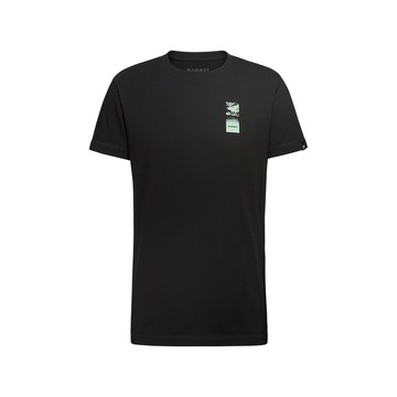 MAMMUT Massone T-Shirt Wagon Men 舒適有機棉短袖T恤 男款 黑色 #1017-05203