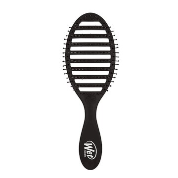 Wet brush專業速乾蓬鬆骨梳-時尚黑 Heatflex耐熱風梳齒  1支