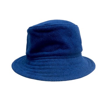 HERMES 愛馬仕 藍色毛巾布 Harper 漁夫帽 58 【二手名牌BRAND OFF】